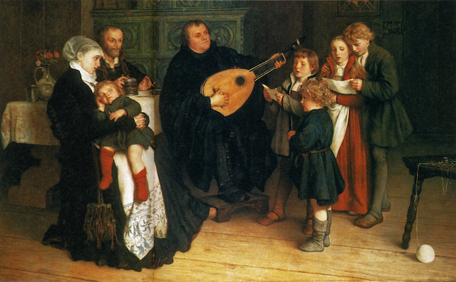 luther and family